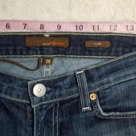 FOSSIL flare jeans dark wash - Picture 6 of 6